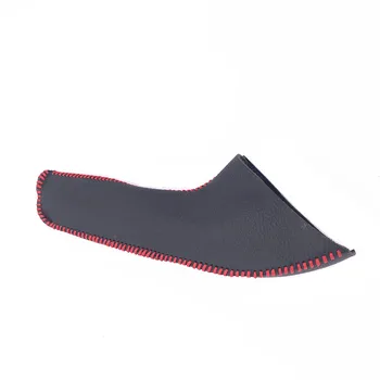 

Handbrake Automatic transmission black Gear Shift Collars Genuine Leather Cover for Nissan Sylphy 2012 2013 2014 2015 2016