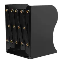 Выдвижная регулируемая металлическая подставка для книг сверхмощная настольная папка для файлов Выдвижная подставка книжная полка стойка держатель