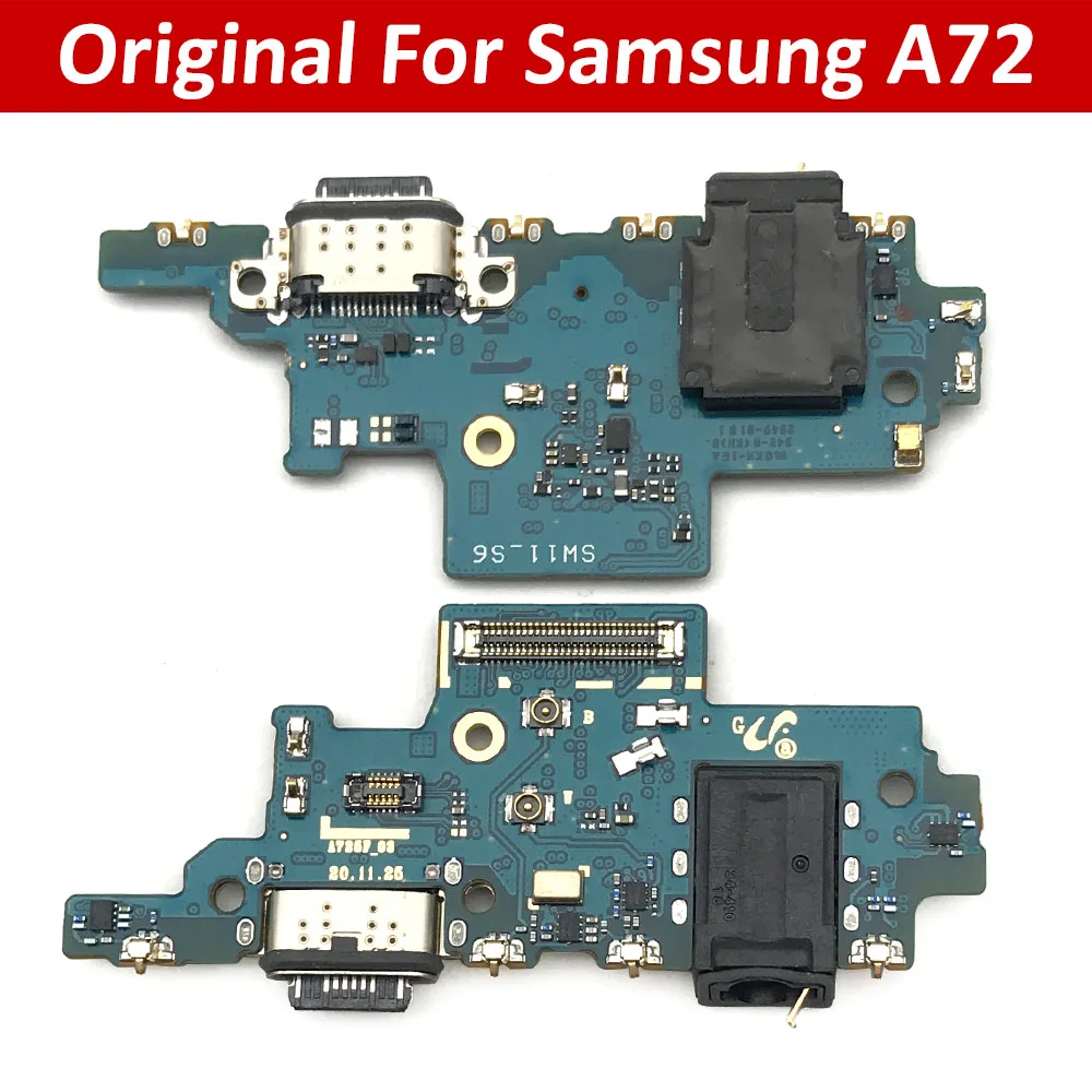 Porto de Carregamento Placa do Microfone Flexível para Samsung Original Micro Carregador Doca Conector Cabo Galaxy A52 A72 A12 20 Pçs 100% Usb 1 microfone cabo flexível para samsung galaxy a52 a72 a12