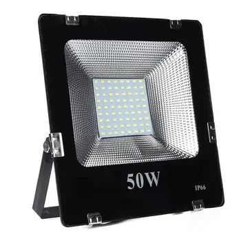 

50W LED Flood Light Aluminium Outdoor Lighting IP66 Waterproof Yard Garden Landscape Lamp AC180-265V Cold White Lighting