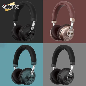 

KISSCASE Heavy Bass Wireless Bluetooth Headphone 3D HIFI Stereo Headset Wired Headphones Earphone With Mic Support TF Card