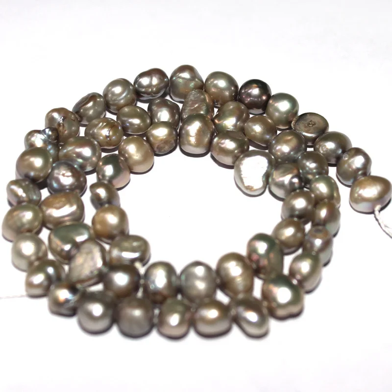 Free Shipping 4-5mm 6-7mm 7-8mm Wholesale Lot Grey Baroque Potato Natural Freshwater Pearl Loose Beads 15&quot | Украшения и