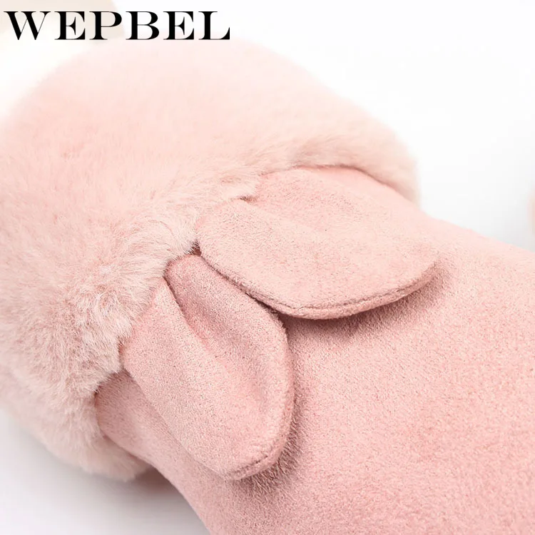 WEPBEL, женские теплые перчатки с сенсорным экраном, женские, плюс шерсть, кашемир, бархат, утолщение, осень и зима, перчатки для верховой езды