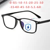 Gafas para miopía Unisex, miopía con lentes para revestimiento azul, 0 -1-1,5-2-2,5-3-3,5-4-4,5-5-5,5-6,0 ► Foto 1/6