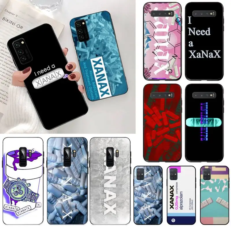 

YJZFDYRM XANAXS Pattern Custom Soft Phone Case for Samsung S20 plus Ultra S6 S7 edge S8 S9 plus S10 5G lite 2020