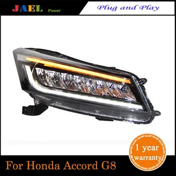 

JAEL LED Headlight For G8 2008-2013Year Headlights LED DRL Running lights Bi-Xenon Beam lights angel eyes