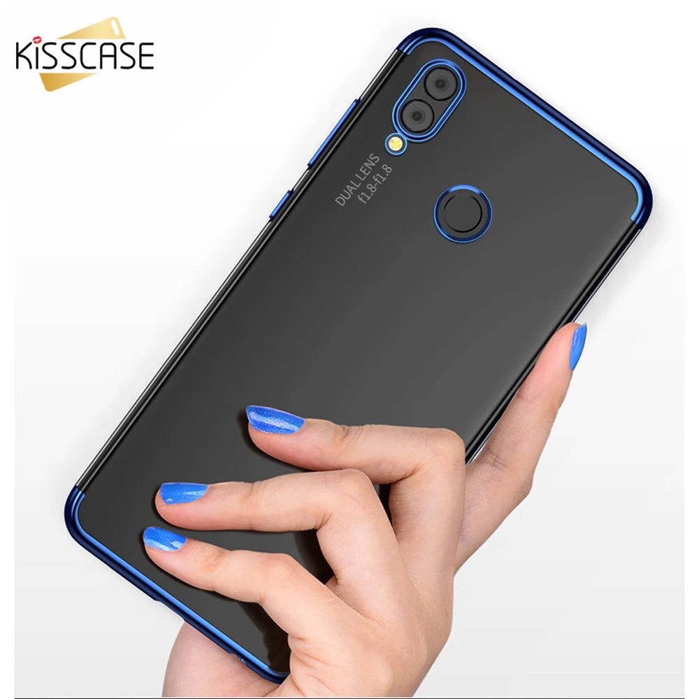KISSCASE Clear Phone Case For Xiaomi Redmi Note 7 4 4X 5A Mi 9 8 SE Lite Soft TPU Cases For Xiaomi 6X 5X A1 Pocophone F1 Covers |