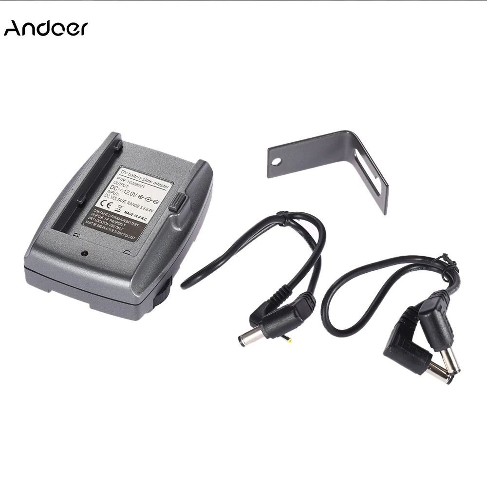 

Andoer Battery Adapter Plate Base for BMPC BMCC BMPCC for Sony NP-F970 F750 F550 Battery dapter Plate Base with DC Cables