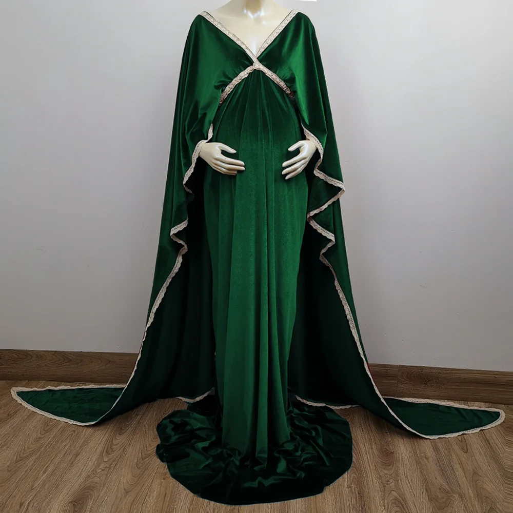 Don Judy Beludru Gaun Maxi Dress dengan 