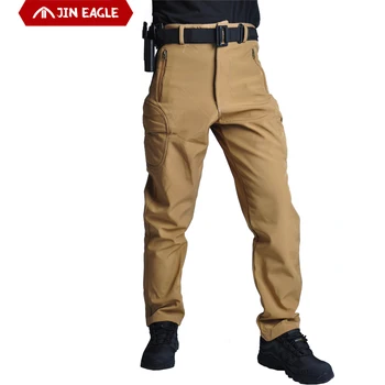 

Tactical Military Pants Soft Shell Fleece Cargo Pants Men Camouflage Army Pant Casual Trousers Unisex Waterproof