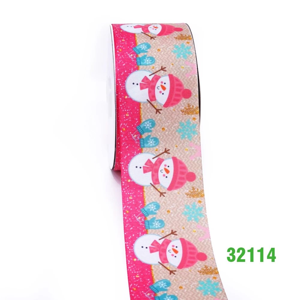 50 ярдов мультфильм напечатанный grosgrain ленты 32100 - Цвет: 32114