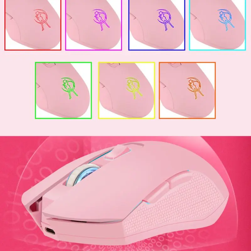 wired computer mouse Pink Silent LED Optical Game Mice 1600DPI 2.4G USB Wireless Mouse for PC Laptop top wireless mouse