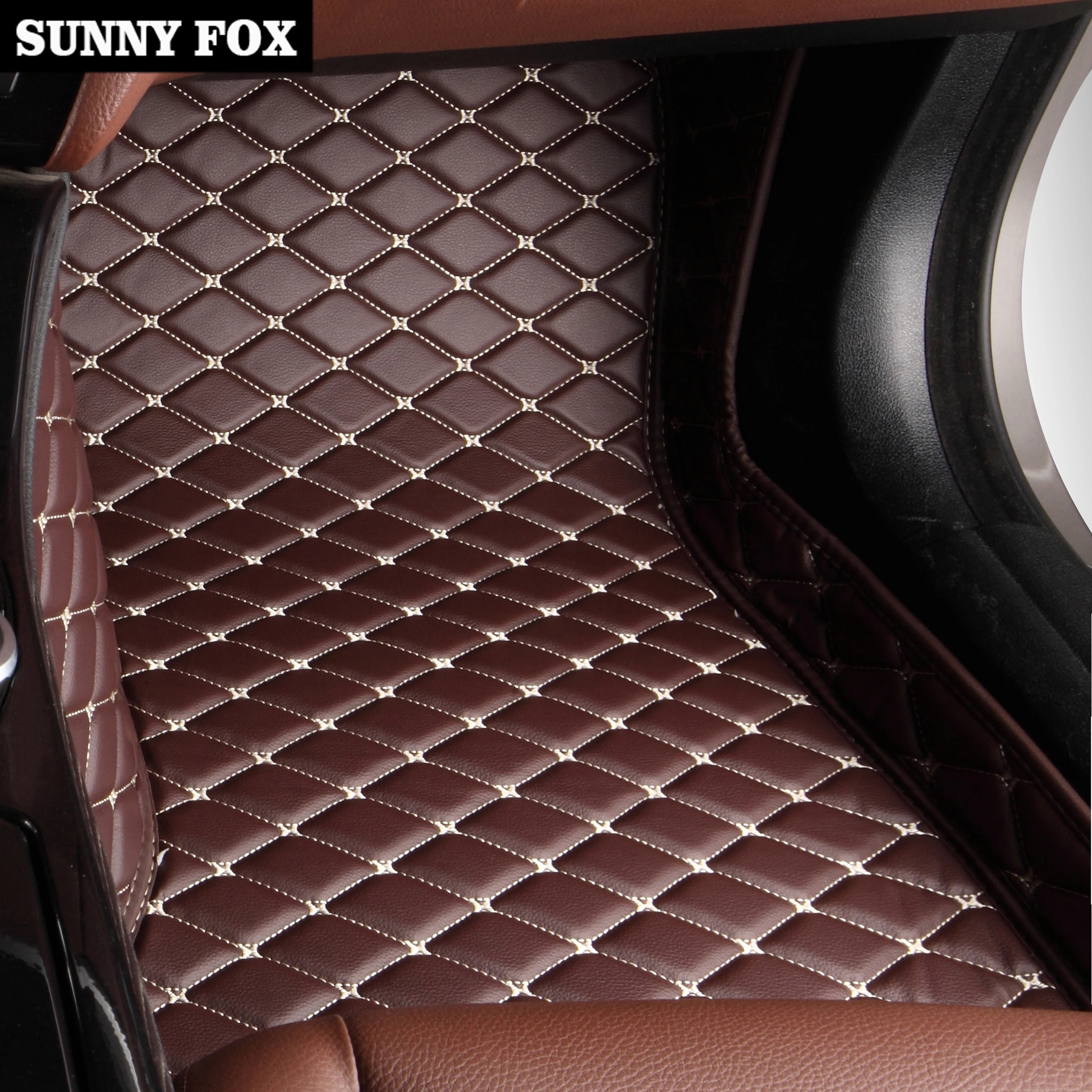 Sunny Fox автомобильные коврики для Skoda Octavia Superb Fabia Rapid spaceback водонепроницаемые автомобильные-стильные противоскользящие ковровые вкладыши