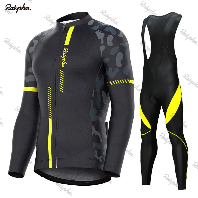 Spring Cycling Jersey 2021 Bike Tops Autumn Long Sleeve Ralvpha Clothing Ciclismo Bicycle Clothes Triathlon Sets | Спорт и