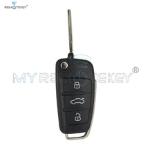 Автомобильный Дистанционный ключ 8P0 837 220 D для Audi A3 TT 2006-2013 434 МГц ID48 HU66 3 кнопки remtekey