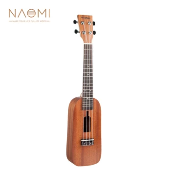 

NAOMI 21 Inch Ukulele Sapele Topboard Backboard Rosewood Fretboard Ukeleles Musical Toy Guitar for Toddles Kids Beginners