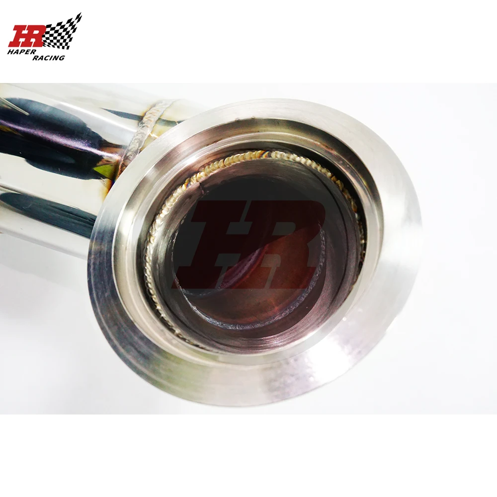 Выпускная труба из нержавеющей стали для HP RACING 3 5 '' 0'' 304 MK7 MK7.5 G TI Seat Leon Cupra 5F
