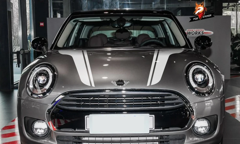 Наклейка на голову, капот, наклейки для автомобиля, Стайлинг для MINI Cooper S One Countryman Clubman R55 R56 R60 R61 F54 F55 F56 F57 F60