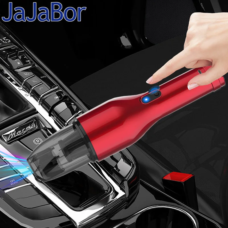 

JaJaBor Car Vacuum Cleaner Handheld Wireless 5000Pa Vacuum Cleaner Rechargeable Cordless Wet/Dry Portable Cleaner for Car Home