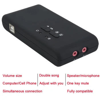

Stereo Interface 3D Digital Optical Fiber 7.1 Channel Surround Sound Sound Card Audio USB External Playback Dynamic Recording