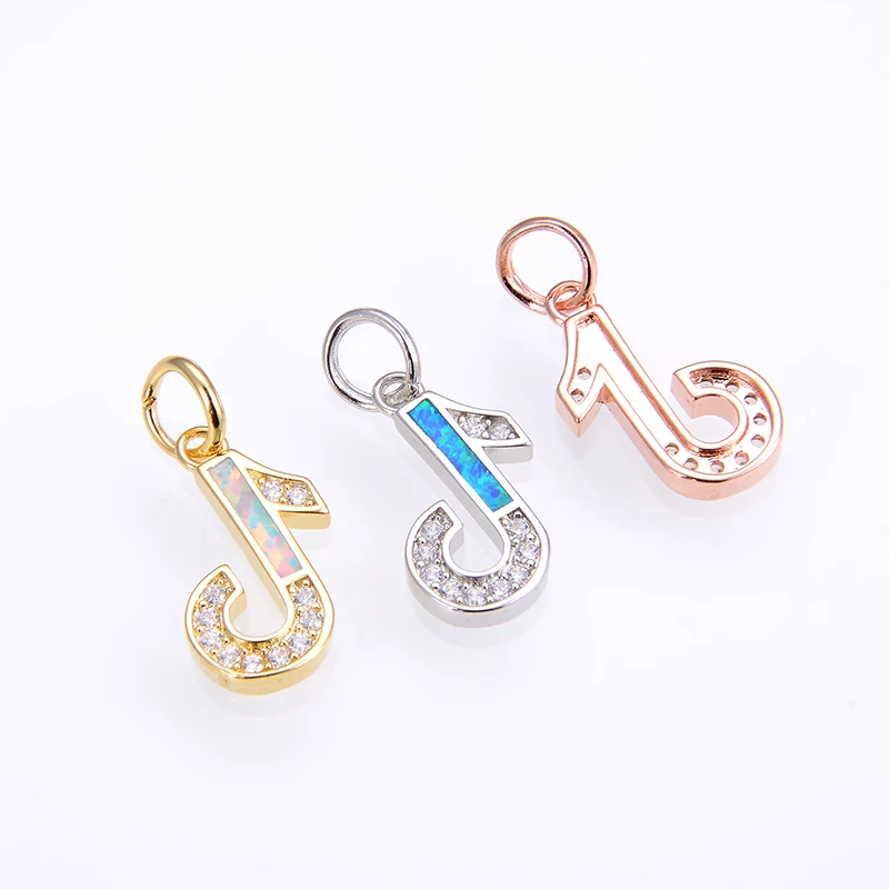 

KAMAF Fashion and contracted trill accessories copper inlaid natural opal jewelry diy custom following from decorative jewelry