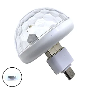 

Newest Car Mini LED Colorful Lamp Sound Control Plug and Play USB Light for Party KTV