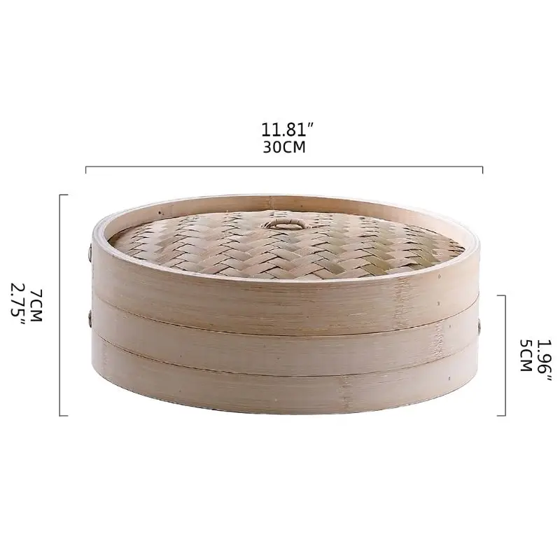 Xiao Long Bao Bun Itchen Бамбуковая Пароварка Корзина азиатская Пароварка для вареников Dim Sum