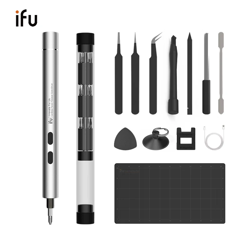  IFU mini electric screwdriver rechargeable wireless power screw driver kit LED lithium battery oper - 4000272540134