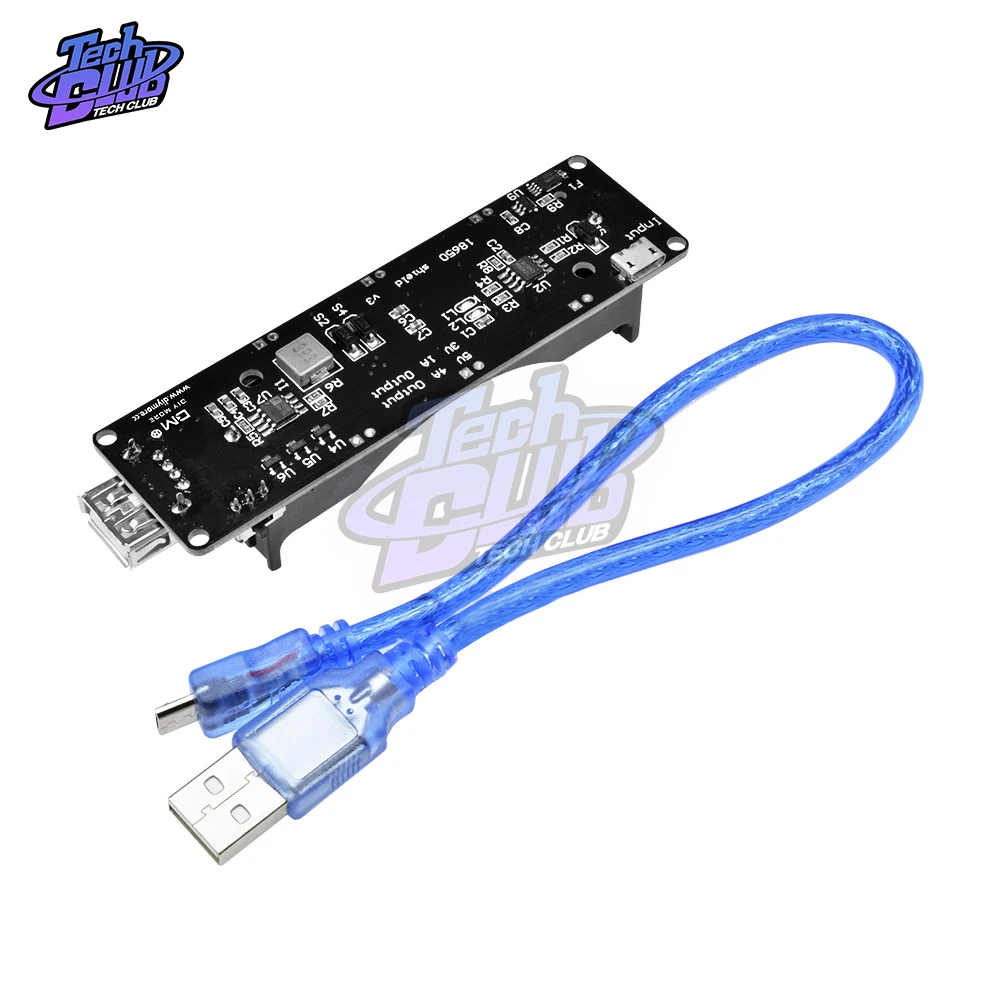 ESP32S For Wemos For Raspberry Pi 18650 Lithium Battery Charge Shield Board V3 Micro USB Port Type-A USB 0.5A For Arduino