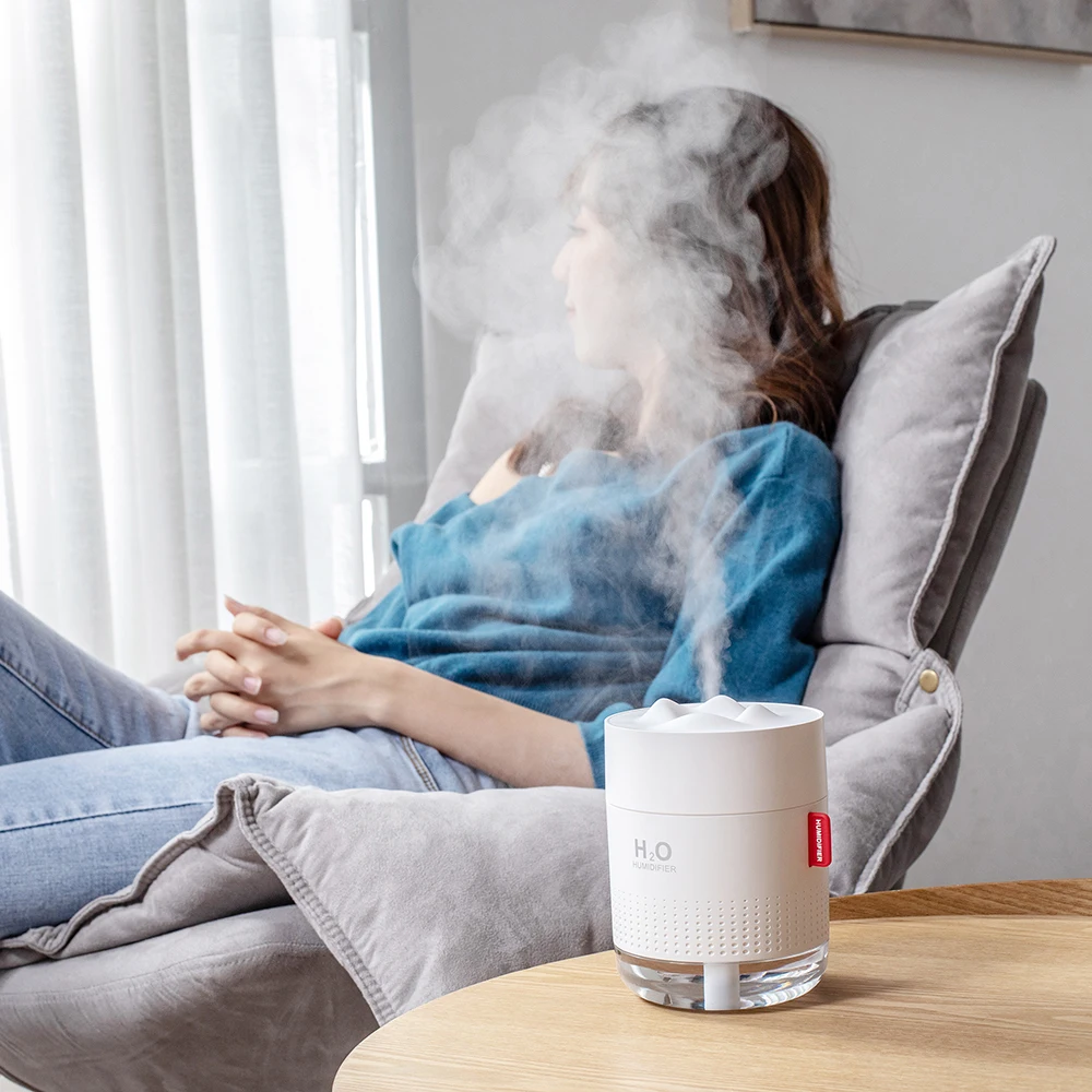 Goedkoop 2000mAh Draadloze Luchtbevochtiger Romantische Aromatherapie Humidificador USB Aroma Diffuser Warm Night Lamp Mist Maker Fogger Voor Slaapkamer