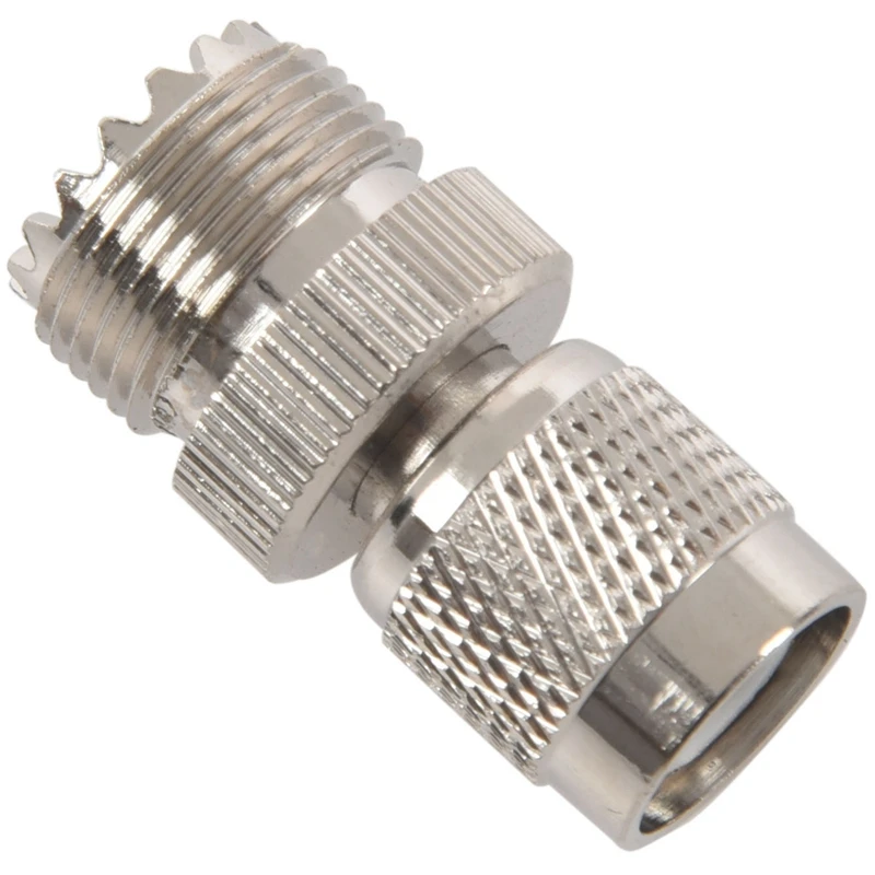

Hot Sale TNC Male to PL259 UHF Female Adapter Connector,silver