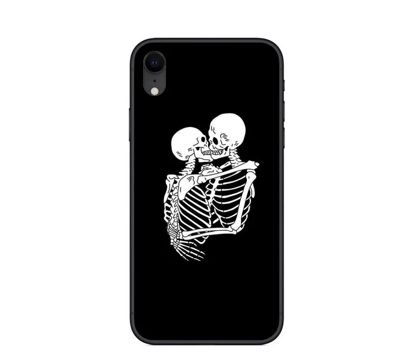 Чехол с розами Forever and a day для iPhone X XS MAX XR черный эстетический чехол со скелетом SE 5 6