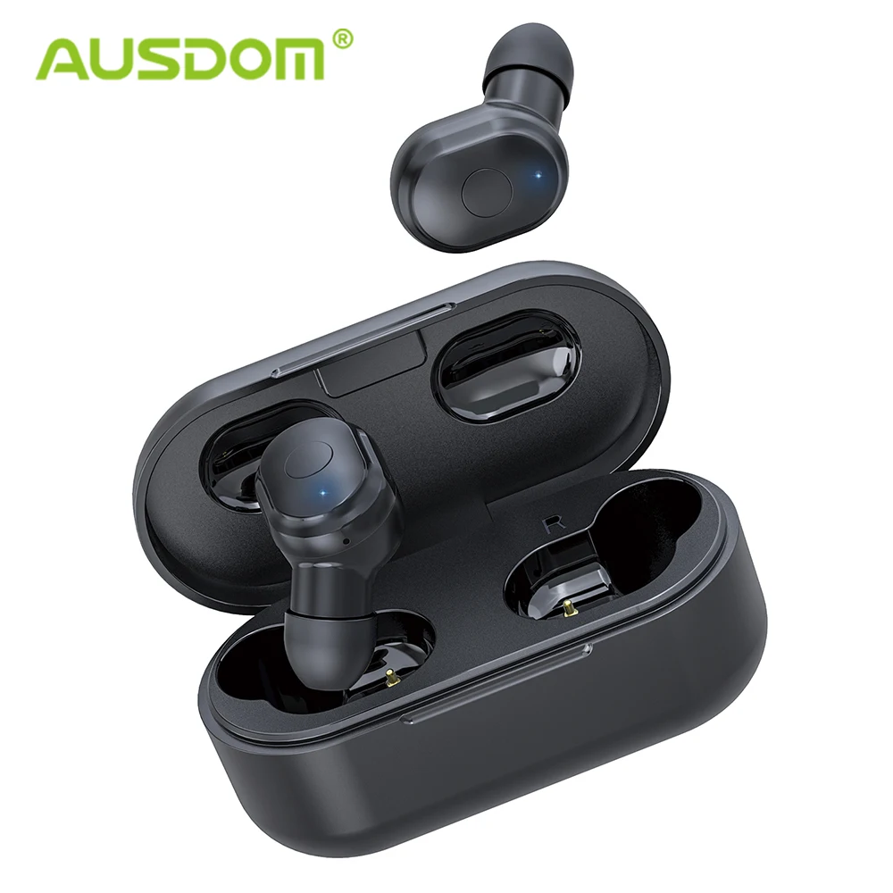 Pаспродажа AUSDOM TW01 TWS беспроводные Bluetooth наушники 20H Playtime CVC8.0 с шумоподавлением 8 мм динамик Беспроводные наушники с двойным микрофоном