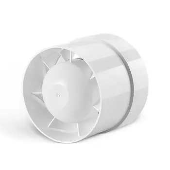 

220V 4" Silent Wall Extractor Exhaust Ventilation Fan Air Blower Window Ventilator Vent for Kitchen Bathroom Bedroom