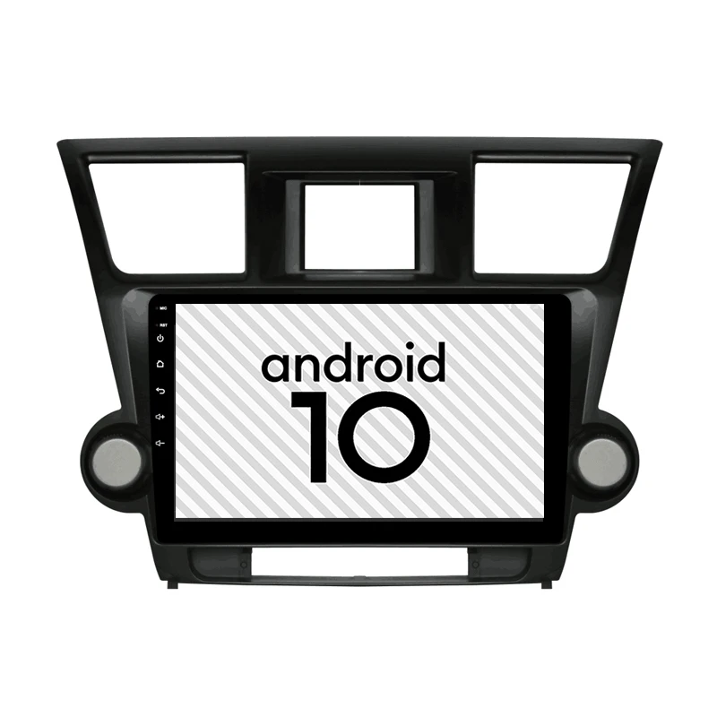 

High performance Smart Car Android 10 Radio for TOYOTA Highlander 2012 2013 2014 bluetooth GPS Navigation 4G Internet Multimedia