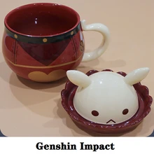 Klee Mug Water Cup Hot Game Genshin Impact Cosplay Props Anime Accessories Project DIY Bomb Coffee Cup 2022 Xmas Gift From Kids