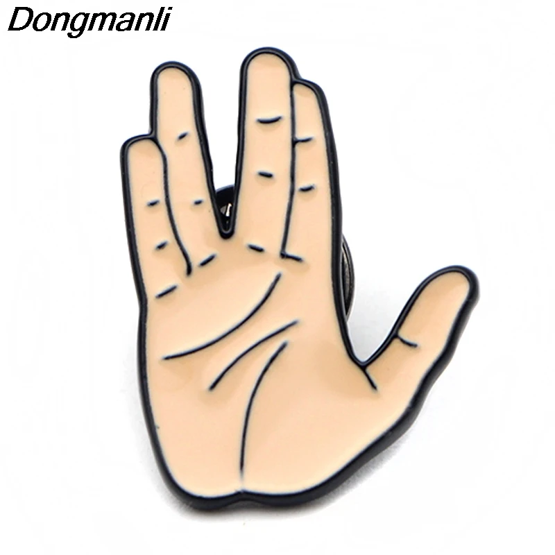 P2292 Dongmanli Hello брошь эмалированный штифт Пряжка мультяшная металлическая для