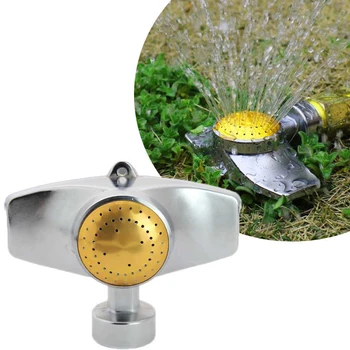 

Zinc Alloy Metal Circular Spot Sprinkler Automatic 360° Garden Irrigation Lawn Sprinkler Watering Spray Gardening Sprinkle