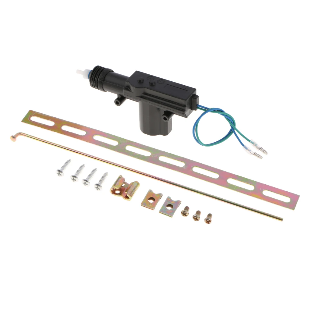2 Wire 12V Duty Car Central Power Door Locking Actuator Kit Universal