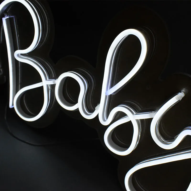 Flex Led 3D Oh Baby пользовательские неоновые вывески огни буквы для декора стен Свадебная вечеринка