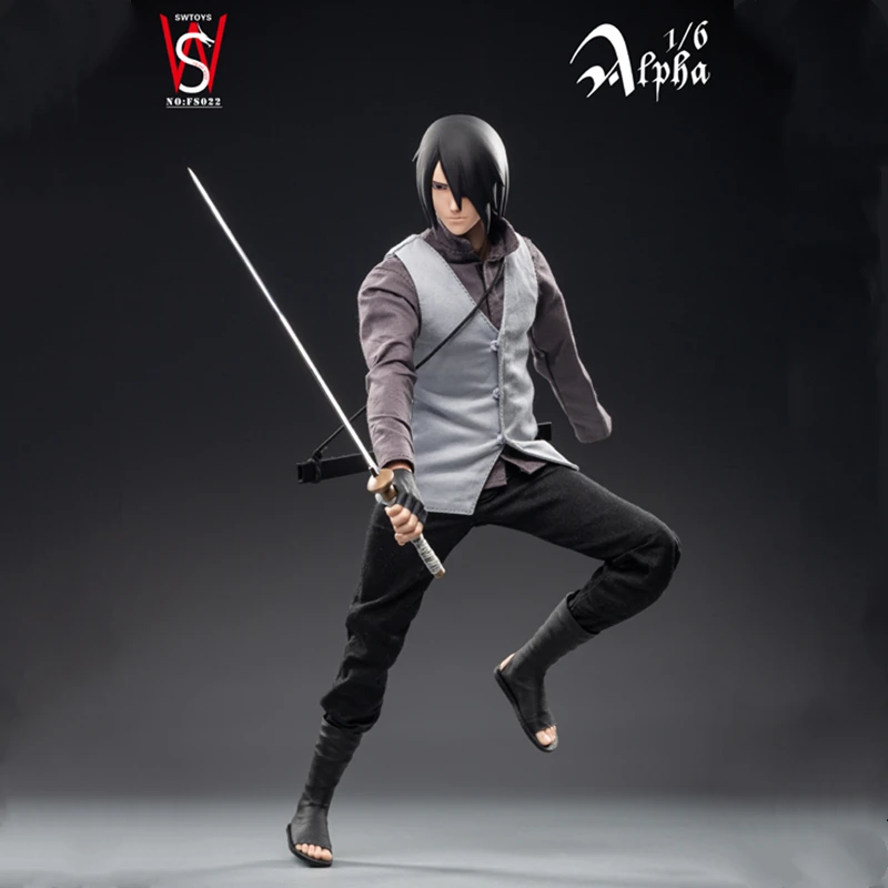 Pre-order 1/6 Scale SWTOYS FS022 NARUTO Uchiha Sasuke 12in Action Figure 