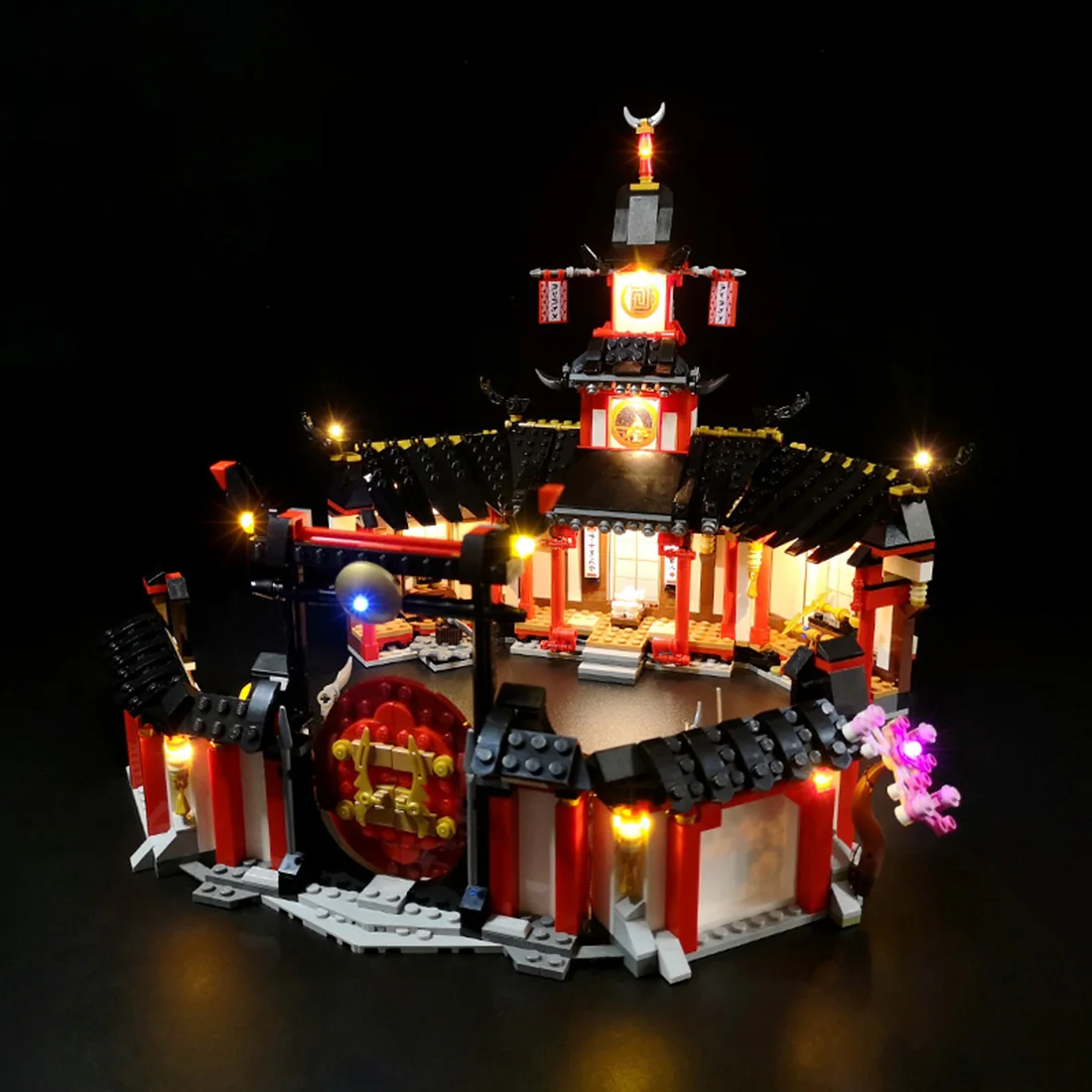 

USB Powered LED Lighting Kit for NINJAGO Legacy Monastery of Spinjitzu 70670 (LED Included Only, No Kit)