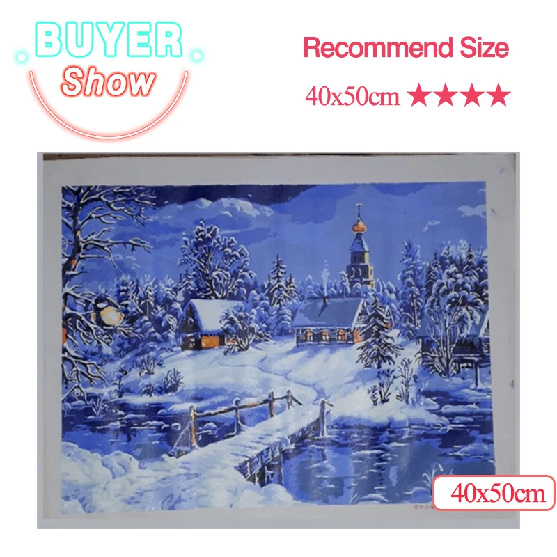 Картина AZQSD szyh201 для рисования на холсте по номерам в рамке 40x50 см|painting picture|painting on