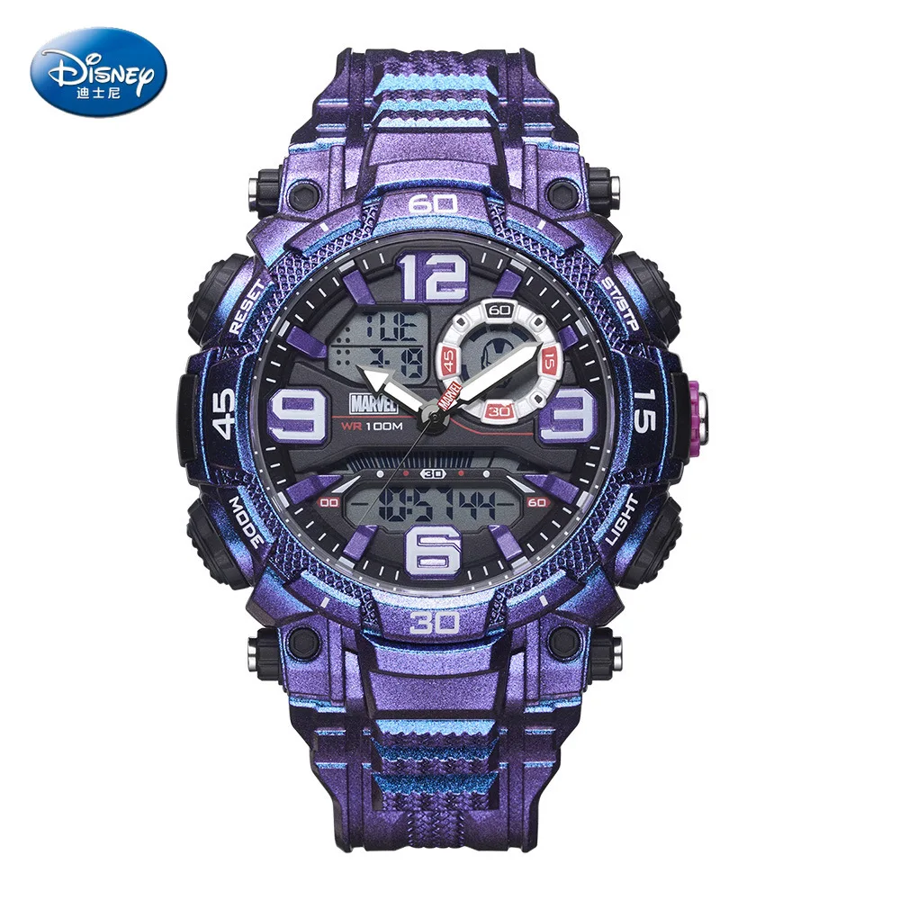 Disney Marvel Waterproof Multifunctional Sports Watch 10bar Men's Watch
Trend Personality Electronic Watch men gifts Plastic