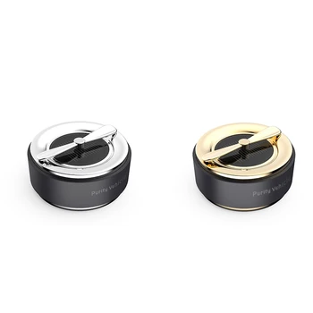 

Metal Solar Rotated Car Air Freshener Perfume Aroma Diffuser Auto Interior Fragrance Smell Air Purifier