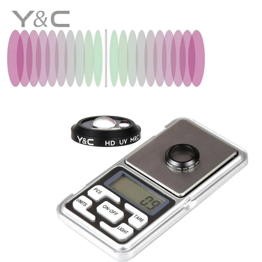 1 шт. YC фильтры для объектива UV/CPL/ND4/ND8/ND16 фильтр для объектива камеры для DJI MAVIC Pro Drone