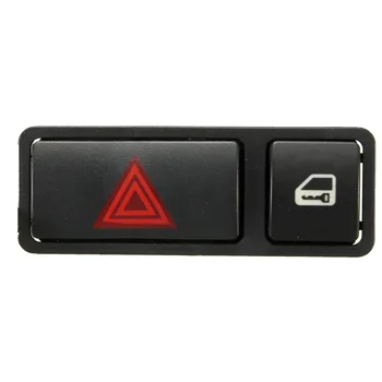 

Audew Hazard Warnng Light Lock Switch Emergency Flash Light Switch Push Button On/Off Switch 61318368920 For BMW 3 Series E46