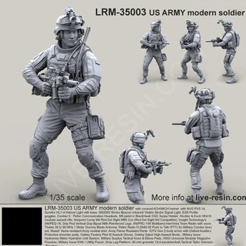 

1/35 Resin Figure Soldier Military Model US Army Modern Soldier 235