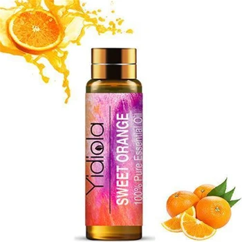 

Yidiola 10ml Pure Essential Oils For Aromatherapy Diffuser Purify Air Lemon Sweet Orange Massage Relax Body Aroma Essential Oil