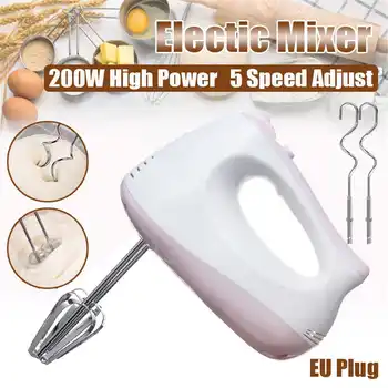 

Electric Hand Mini Mixer Food Blender 5 Speed Egg Beaters Multifunctional Food Processor Kitchen Electric Manual Cooking Tools